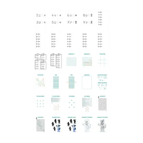 KidyWolf Refill KIDYDRAW Mini Spelletjes / Onderwijs KidyWolf Refill KIDYDRAW Mini Spelletjes / Onderwijs