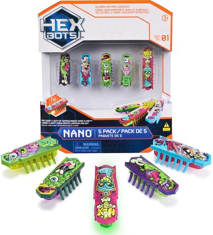 Hex Bots Nano Gift Pack 5-pack Hex Bots Nano Gift Pack 5-pack