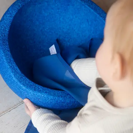 Little Botanic Label Playcycle Speeldoek Blauw Little Botanic Label Playcycle Speeldoek Blauw