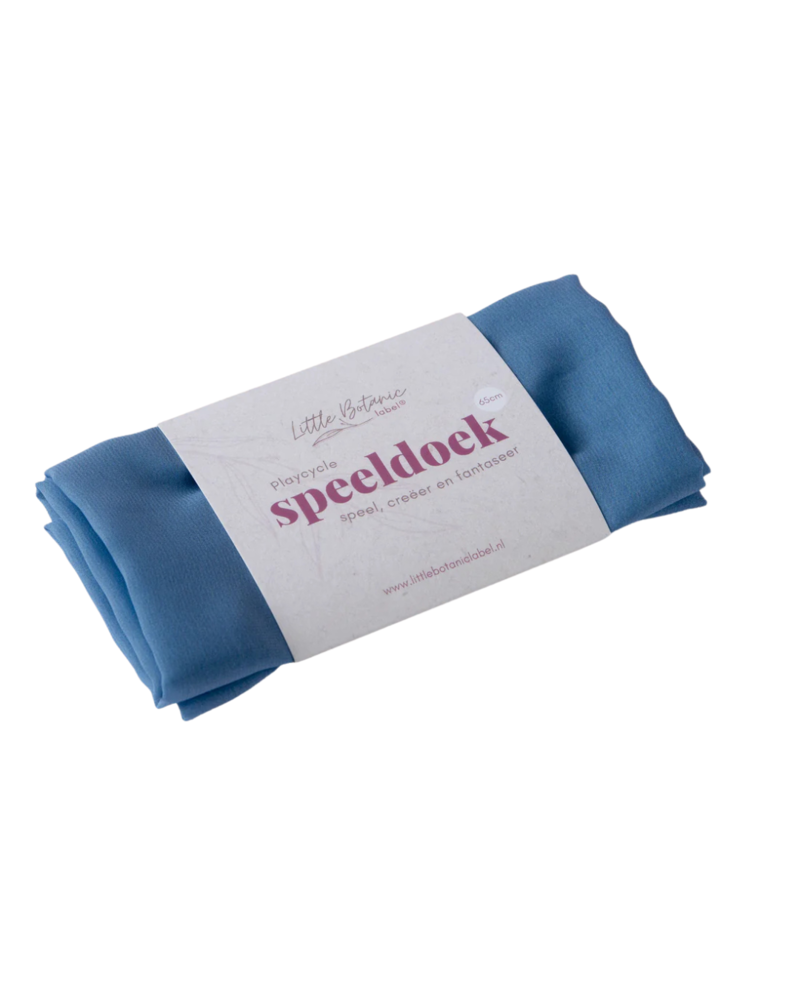 Little Botanic Label Playcycle Speeldoek Pastelblauw Little Botanic Label Playcycle Speeldoek Pastelblauw