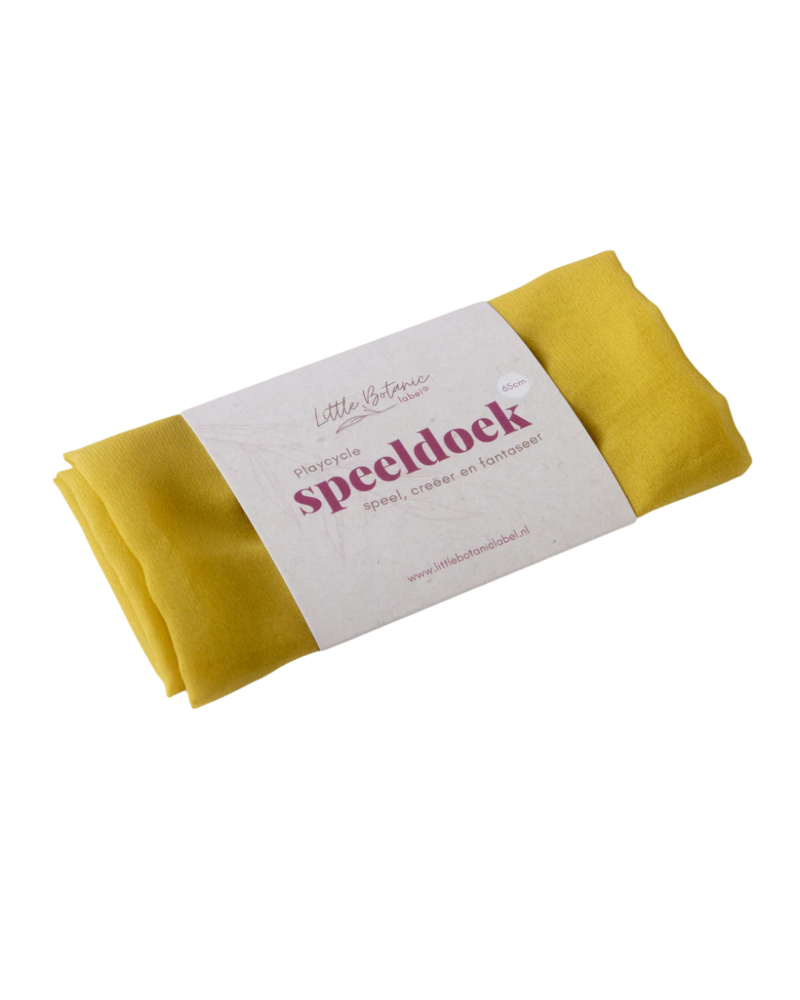 Little Botanic Label Playcycle Speeldoek Zachtgeel Little Botanic Label Playcycle Speeldoek Zachtgeel