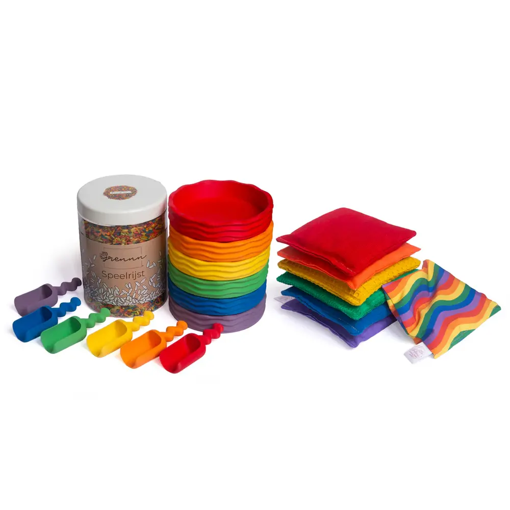 Little Botanic Label Grennn x Little Botanic Label Speelset Waves Regenboog