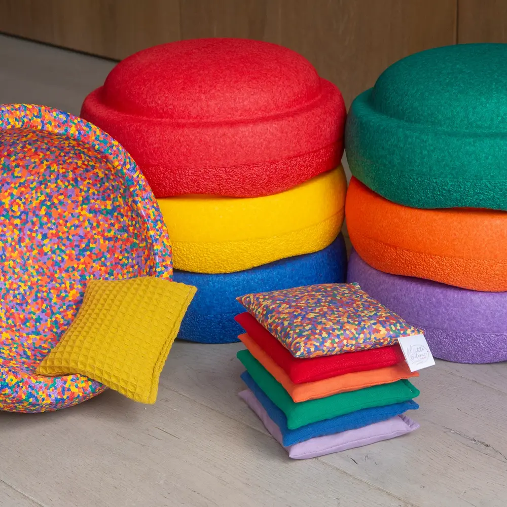 Little Botanic Label Pittenzakjes Regenboog + Confetti Set Little Botanic Label Pittenzakjes Regenboog + Confetti Set