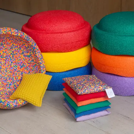 Little Botanic Label Pittenzakjes Regenboog + Confetti Set Little Botanic Label Pittenzakjes Regenboog + Confetti Set