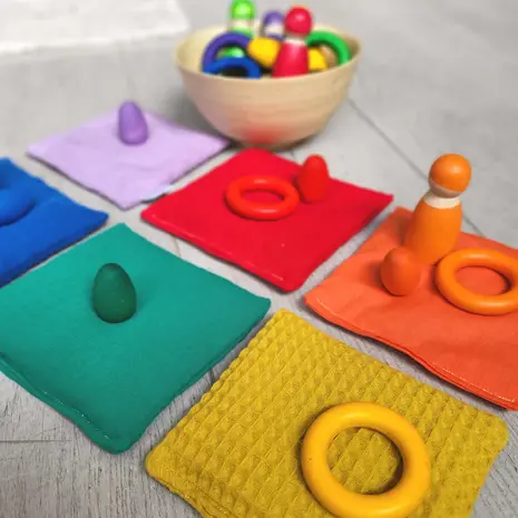 Little Botanic Label Pittenzakjes Regenboog Set Little Botanic Label Pittenzakjes Regenboog Set