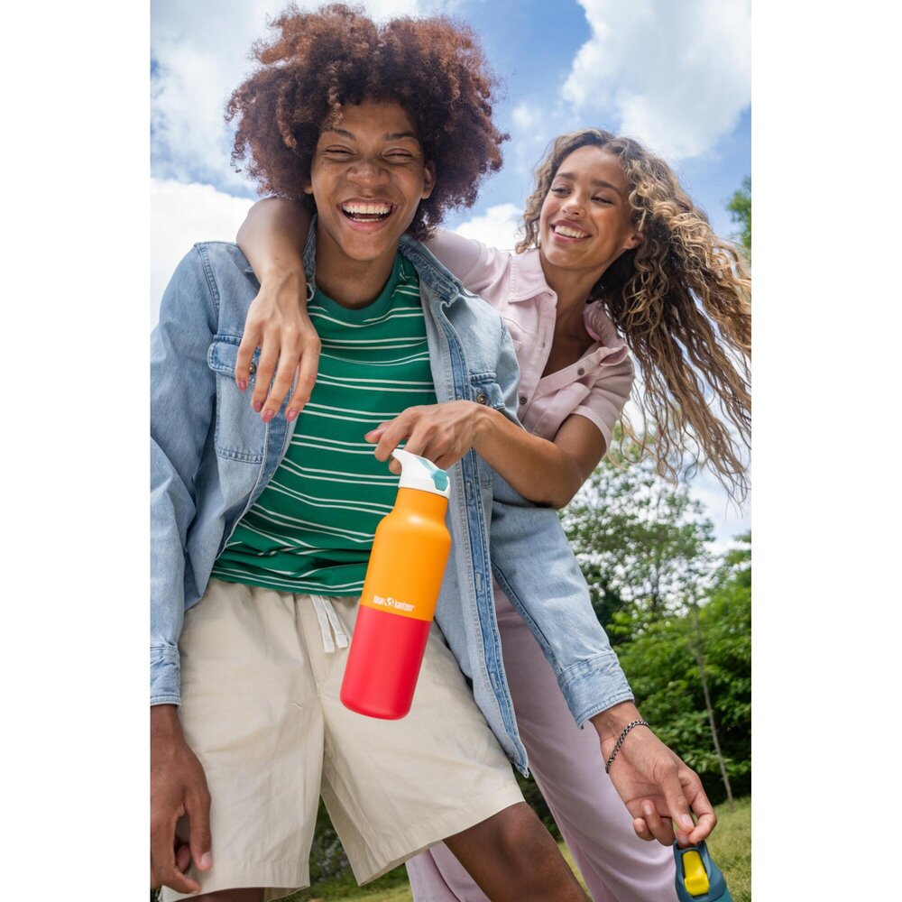 Klean Kanteen RVS Isolatiefles 473ml Kaleidoscope Marigold Klean Kanteen RVS Isolatiefles 473ml Kaleidoscope Marigold