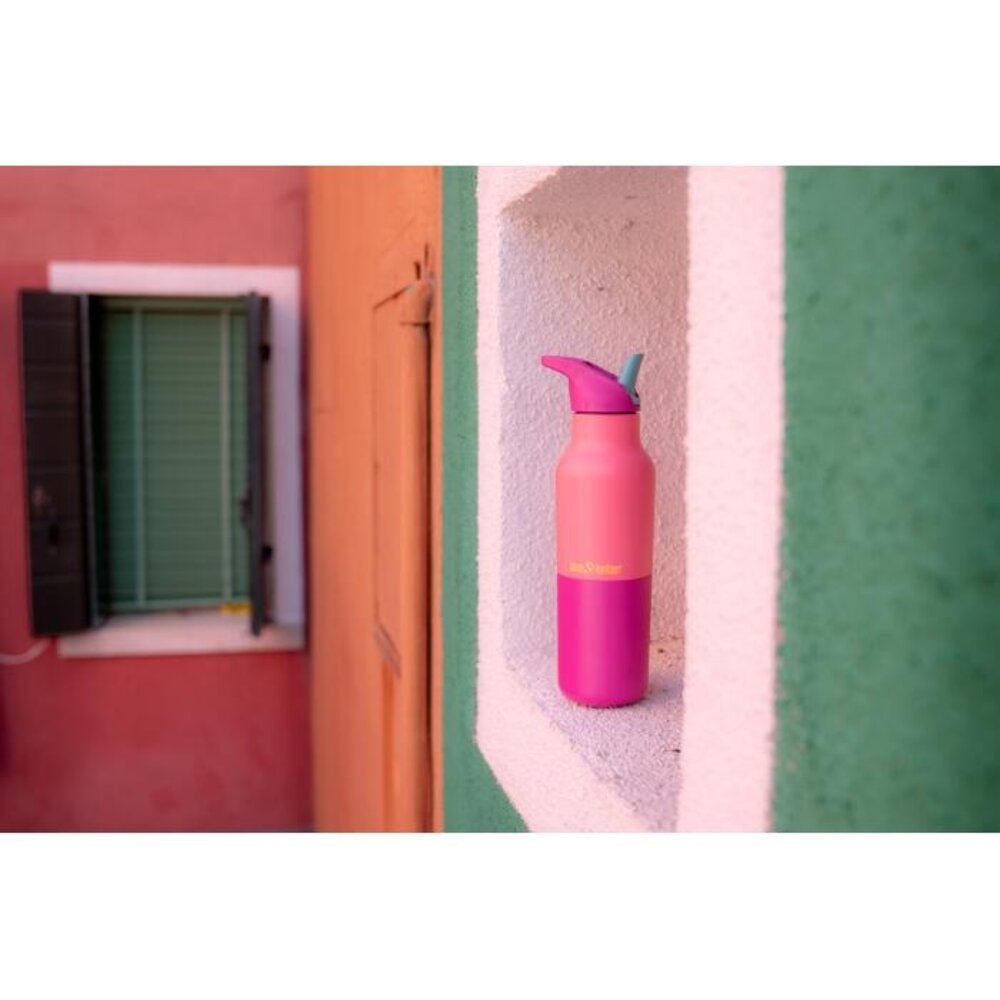 Klean Kanteen RVS Isolatiefles 473ml Kaleidoscope Pink Lemonade Klean Kanteen RVS Isolatiefles 473ml Kaleidoscope Pink Lemonade