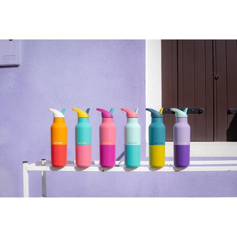 Klean Kanteen RVS Isolatiefles 473ml Kaleidoscope Orchid Klean Kanteen RVS Isolatiefles 473ml Kaleidoscope Orchid