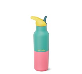 Klean Kanteen RVS Isolatiefles 473ml Kaleidoscope Turquoise Klean Kanteen RVS Isolatiefles 473ml Kaleidoscope Turquoise