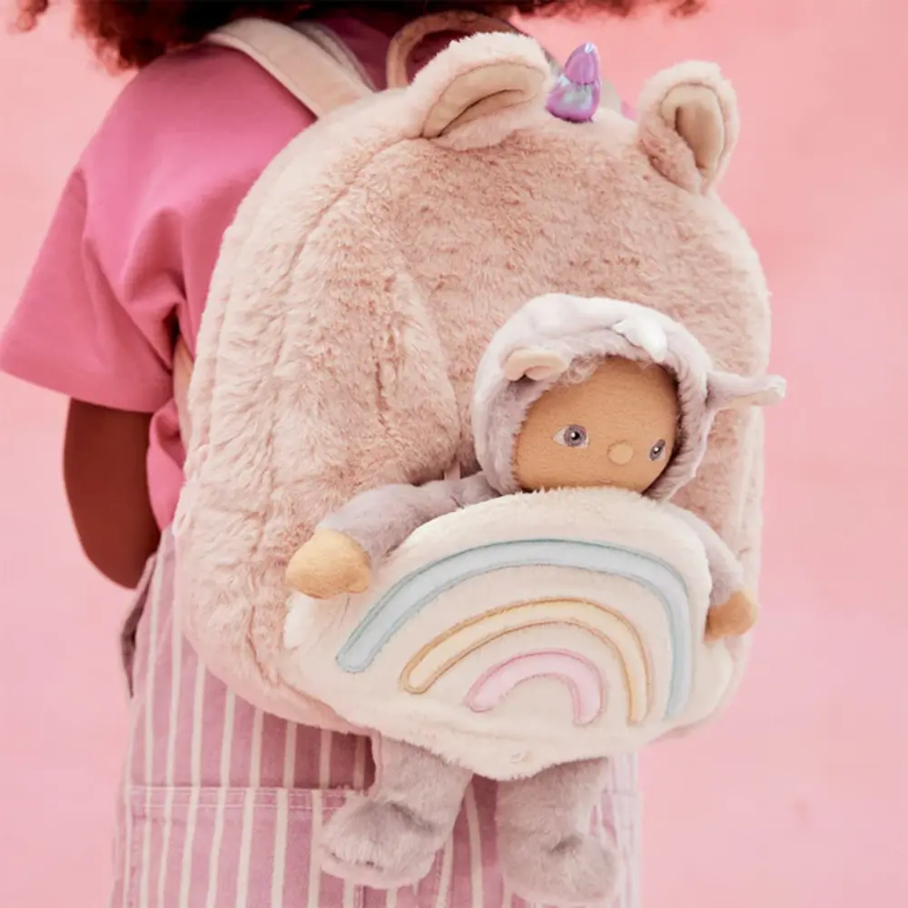 Olli Ella Backpack Hopalong Unicorn Pink Olli Ella Backpack Hopalong Unicorn Pink
