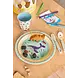 Rice Baby Melamine Spoon and Fork with Blue Ocean Print Rice Baby Melamine Spoon and Fork with Blue Ocean Print