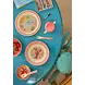 Rice Melamine Bord Kids Coral Ocean Print Rice Melamine Bord Kids Coral Ocean Print