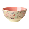 Rice Melamine Kom - Medium - Ocean Coral Rice Melamine Kom - Medium - Ocean Coral