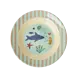 Rice Melamine Kids Bowl Blue Ocean Print Rice Melamine Kids Bowl Blue Ocean Print