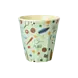 Rice Melamine Beker Sports Print Medium Rice Melamine Beker Sports Print Medium
