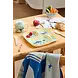 Rice Melamine Bord Vakken Blue Ocean Print Rice Melamine Bord Vakken Blue Ocean Print