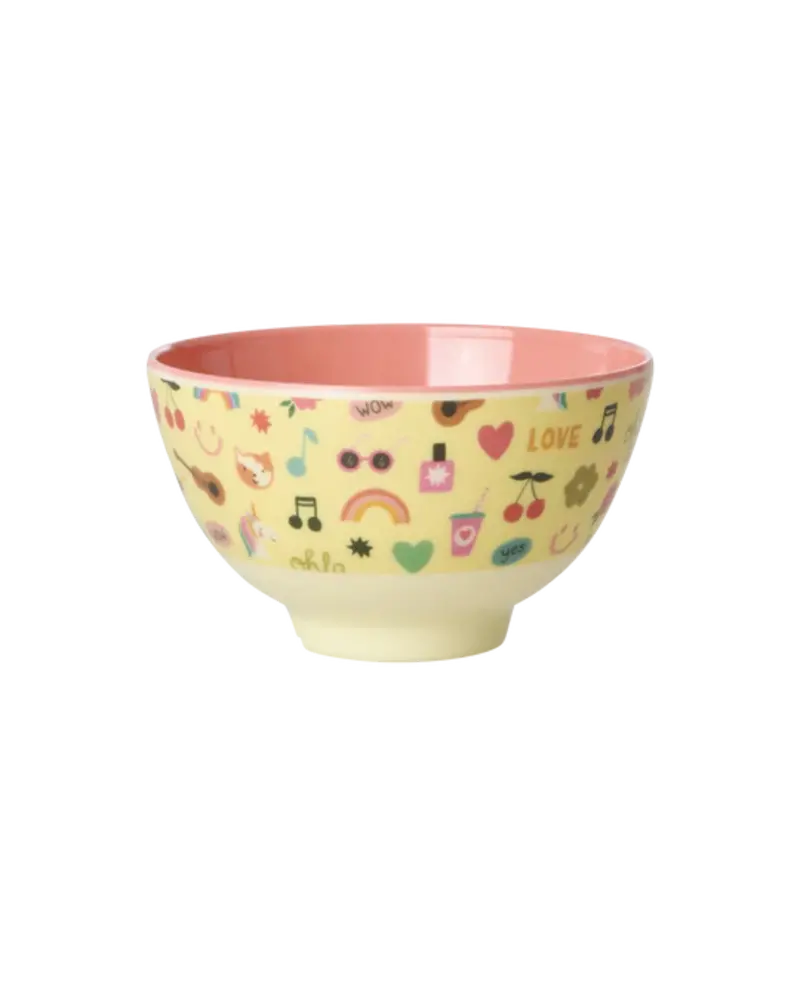 Rice Melamine Kom - Medium - Unicorn Love Rice Melamine Kom - Medium - Unicorn Love