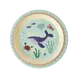 Rice Melamine Bord Kids Blue Ocean Print Rice Melamine Bord Kids Blue Ocean Print