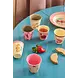 Rice Melamine Beker Coral Ocean Print Small 6-pack Rice Melamine Beker Coral Ocean Print Small 6-pack
