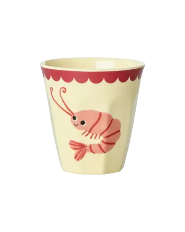 Rice Melamine Beker - Small - Ocean Coral - 6-Pack Rice Melamine Beker - Small - Ocean Coral - 6-Pack