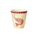 Rice Melamine Beker Coral Ocean Print Small 6-pack Rice Melamine Beker Coral Ocean Print Small 6-pack