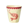 Rice Melamine Beker - Small - Ocean Coral - 6-Pack Rice Melamine Beker - Small - Ocean Coral - 6-Pack