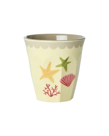 Rice Melamine Beker - Small - Ocean Coral - 6-Pack Rice Melamine Beker - Small - Ocean Coral - 6-Pack