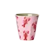 Rice Melamine Beker Coral Ocean Print Small 6-pack Rice Melamine Beker Coral Ocean Print Small 6-pack
