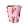 Rice Melamine Beker - Small - Ocean Coral - 6-Pack Rice Melamine Beker - Small - Ocean Coral - 6-Pack