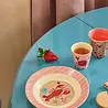 Rice Melamine Diep Bord - Ocean Coral Rice Melamine Diep Bord - Ocean Coral