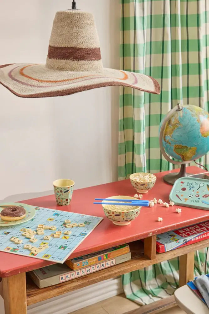 Rice Melamine Bowl Sports Print Small