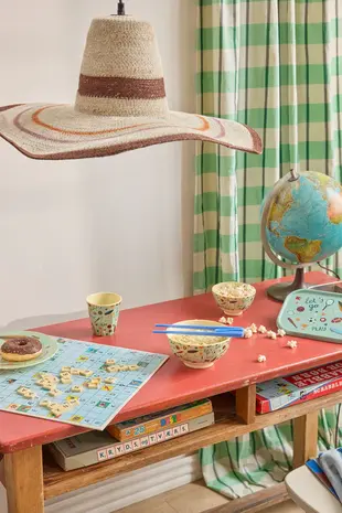 Rice Melamine Bowl Sports Print Small