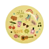 Rice Melamine Bord - Unicorn Love Rice Melamine Bord - Unicorn Love