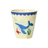 Rice Melamine Beker - Small - Ocean Blauw - 6-Pack Rice Melamine Beker - Small - Ocean Blauw - 6-Pack