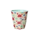 Rice Melamine Beker Blue Ocean Print Small 6-pack Rice Melamine Beker Blue Ocean Print Small 6-pack