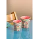 Rice Melamine Beker Coral Ocean Print Medium Rice Melamine Beker Coral Ocean Print Medium