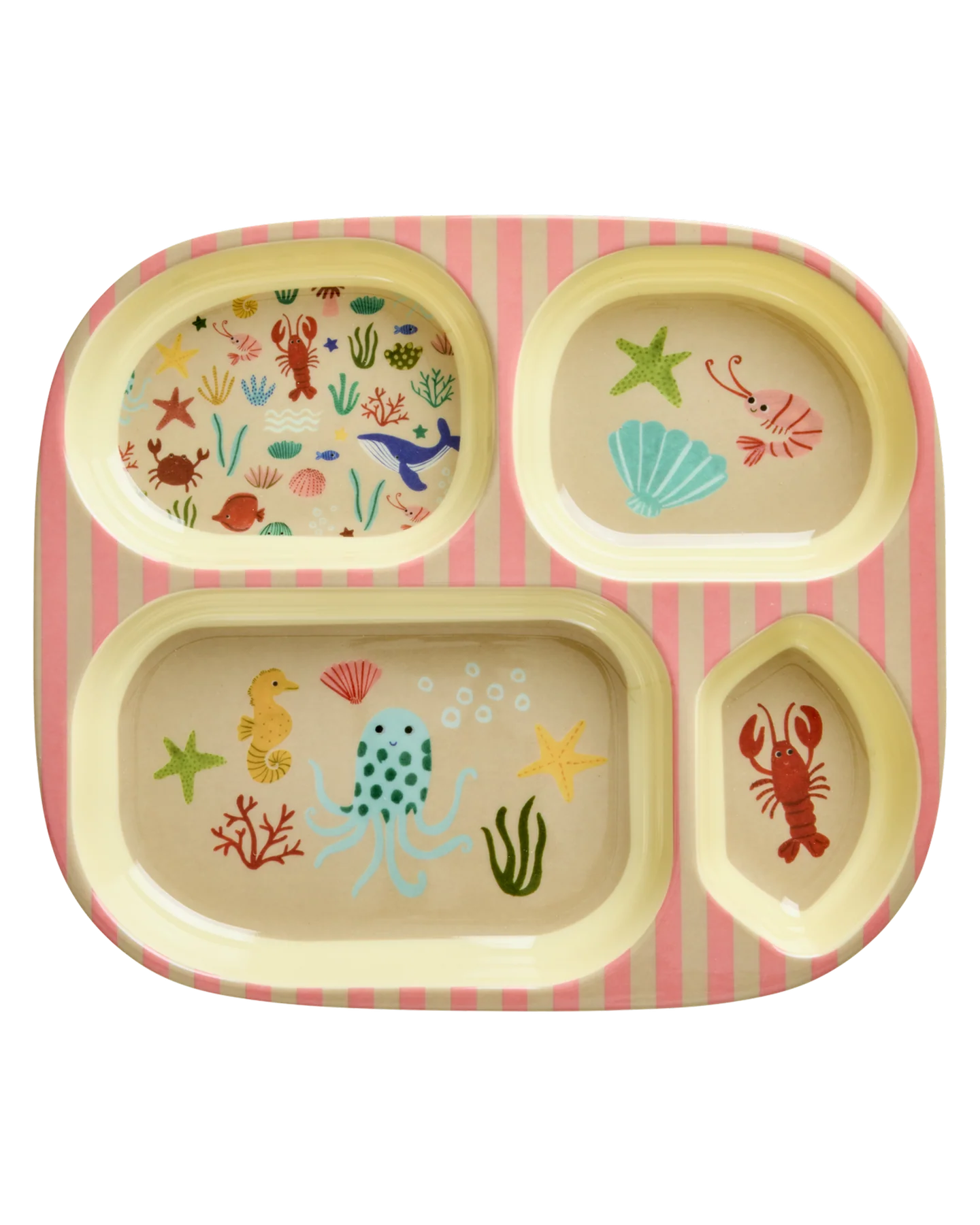 Melamine Bord Vakken Coral Ocean Print afbeelding