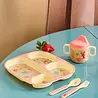 Rice Melamine Vakjesbord - Ocean Coral Rice Melamine Vakjesbord - Ocean Coral