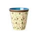 Rice Melamine Beker Hacienda Flower Print Medium Rice Melamine Beker Hacienda Flower Print Medium