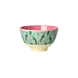 Rice Melamine Bowl Peacock Power Print Small Rice Melamine Bowl Peacock Power Print Small