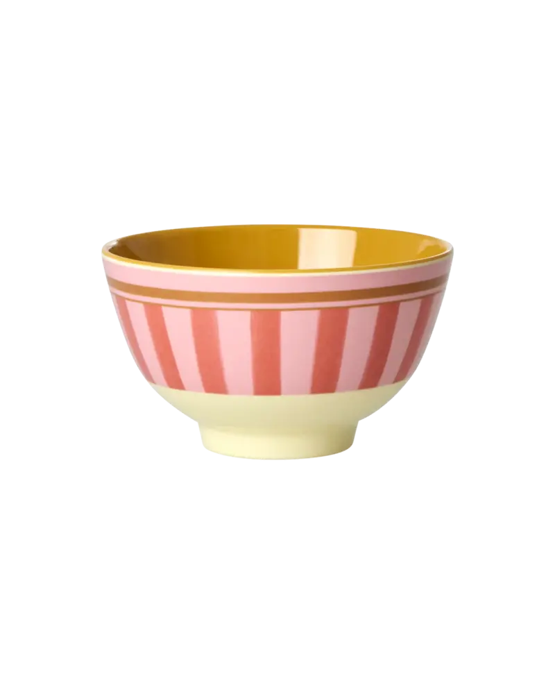 Rice Melamine Kom - Small - Organic Stripes