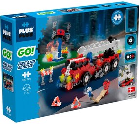 Plus-Plus GO Fire en Rescue (500 stukjes) Plus-Plus GO Fire en Rescue (500 stukjes)