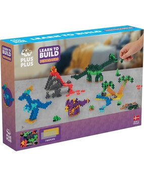 Plus-Plus Learn to Build Dino`s (600 stukjes) Plus-Plus Learn to Build Dino`s (600 stukjes)