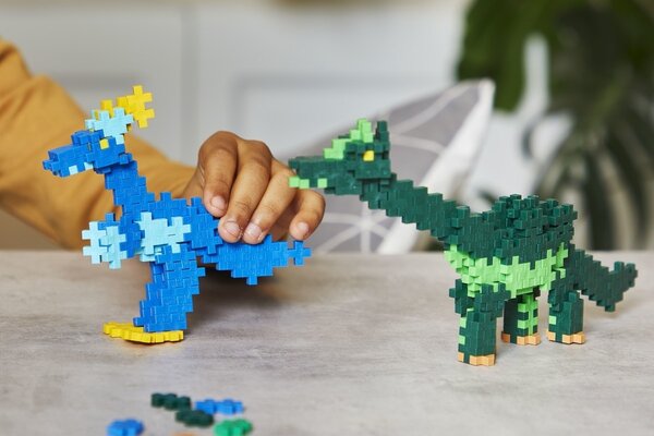Plus-Plus Learn to Build Dino`s (600 stukjes) Plus-Plus Learn to Build Dino`s (600 stukjes)