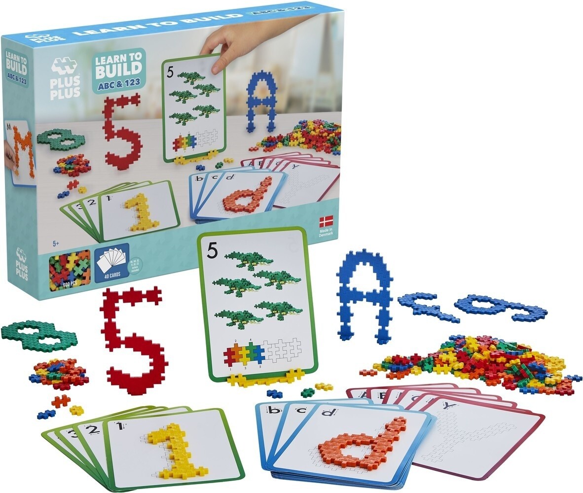 Plus-Plus Learn to Build Abc/123 (600 stukjes) Plus-Plus Learn to Build Abc/123 (600 stukjes)