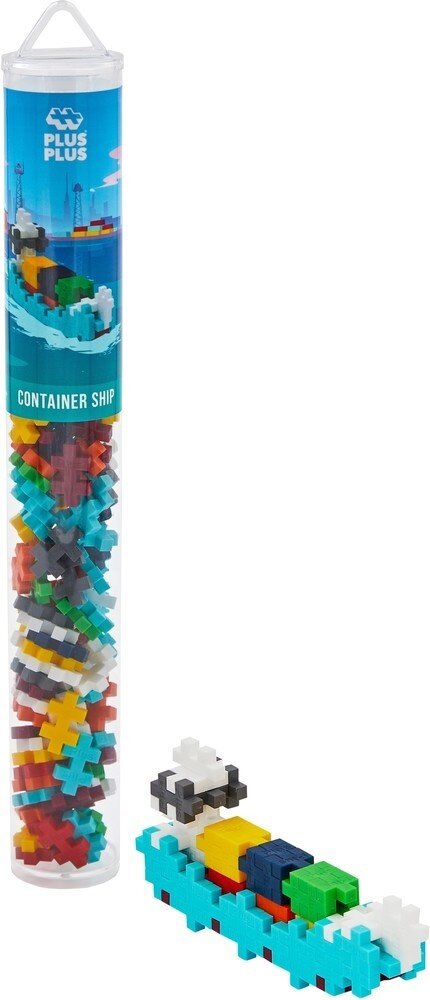 Plus-Plus Tube Container Schip (100 stukjes) Plus-Plus Tube Container Schip (100 stukjes)