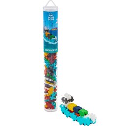 Plus-Plus Tube Container Schip (100 stukjes) Plus-Plus Tube Container Schip (100 stukjes)