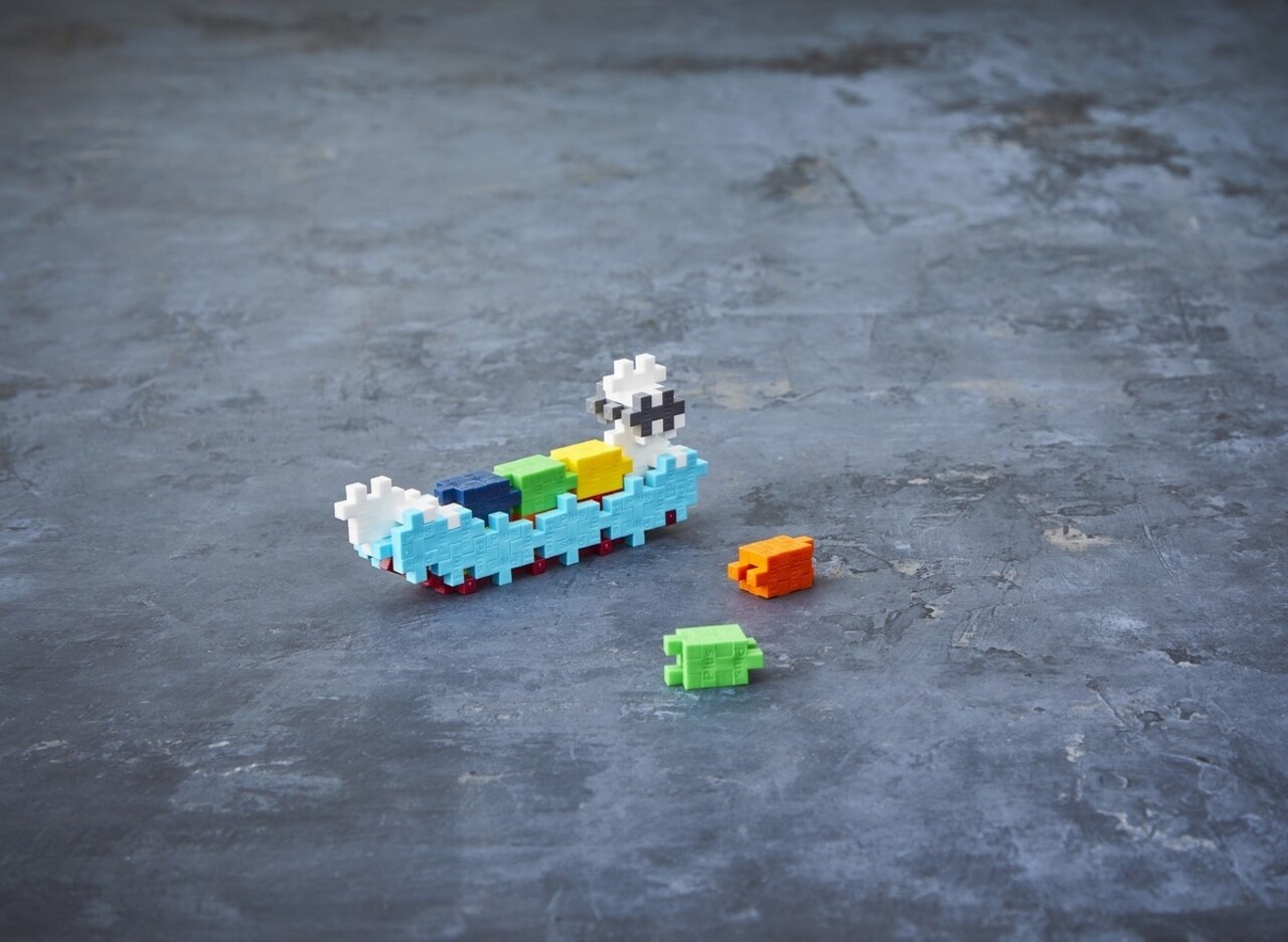 Plus-Plus Tube Container Schip (100 stukjes) Plus-Plus Tube Container Schip (100 stukjes)