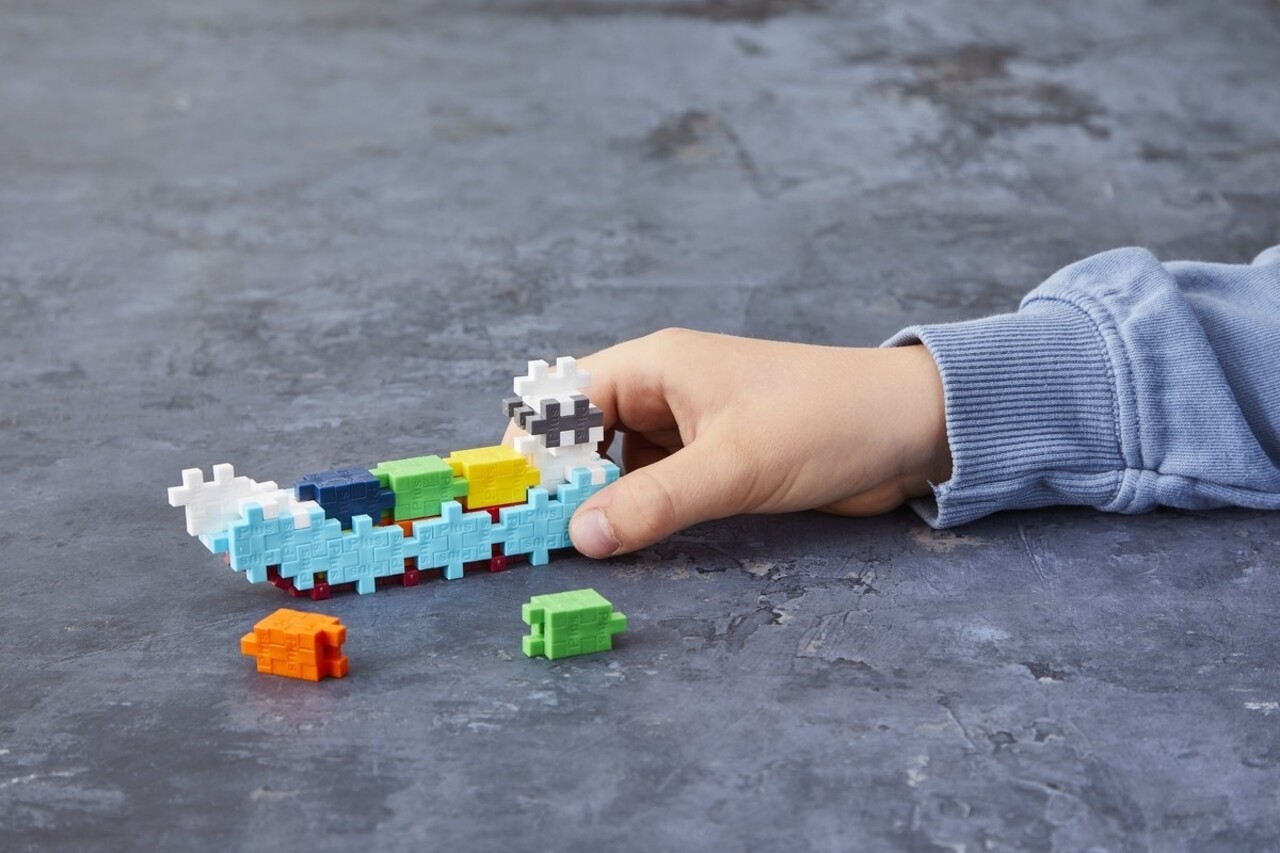 Plus-Plus Tube Container Schip (100 stukjes) Plus-Plus Tube Container Schip (100 stukjes)