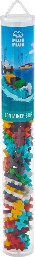 Plus-Plus Tube Container Schip (100 stukjes) Plus-Plus Tube Container Schip (100 stukjes)